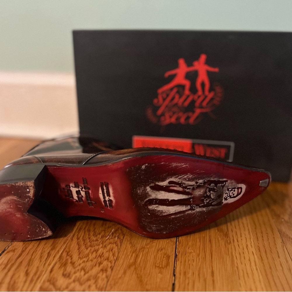 Spirit Men's Black and Brown Shoes